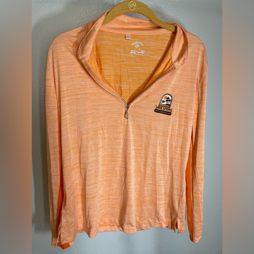 Orange Athleisure Top